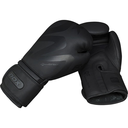 RDX F15 NOIR BLACK BOXING GLOVES-8